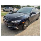 2021 HOND Civic 19XFC2F86ME203207 key,61K miles