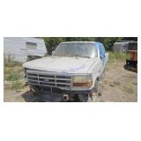 1997 Ford F250 1FTHW25F9VEC90808 Key, accident