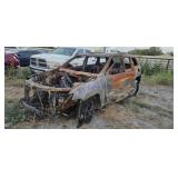 Jeep Grand Cherokee BURNED OFF Burned