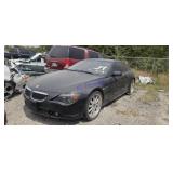 2006 BMW 6 SERIES WBAEH13496CR51272 NO KEY