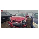 2013 Chev Sonic Lt 1G1JC6SH8D4162208 NO / ACCIDENT