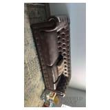 Chesterfield Leather Sofa, Dark Brown
