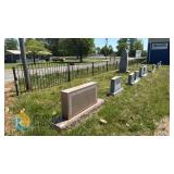 Skyline Monument Granite Headstones – Upright, Single & Double, Lot 100, Multiple Sizes Available