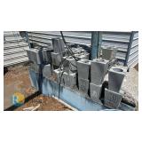 Granite Cemetery Vase Bases & Inscription Blocks – Multiple Styles, 8"x8"x12", Engraved, 50+ Pieces