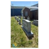 Skyline Monument Upright Granite Headstones, Various Designs & Sizes, Lot 106, Gray, Woodville AL