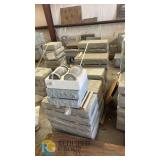 Pyramid Blue Granite Coping Stones & Balusters, Conway Development, Lot of 25+, 48"x12"x4"