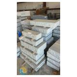 Granite Curb Stones, Lot 152, Grey, 60"x6"x16", Palletized, Split-Face Sides, Qty ~12