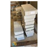 Granite Curbing Blocks, Lot 157, Approx 48"x16"x8", 20 Pieces, Light Gray, Warehouse Stock