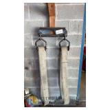 Monument/Headstone Lifting Clamp, Steel Frame, 2x Nylon Straps, 1,500 lb Capacity