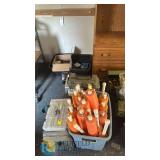 Large Fishing Tackle Lot: TackleMaster Boxes, Jug Lines, 100+ Lures, Floats, Accessories