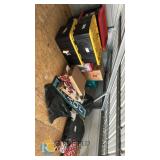 Christmas Décor Lot: Ornaments, Wreath, Nostalgic Tree, Totes, Holiday Signs & Lawn Stakes