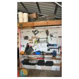 Large Workshop Tool Lot w/ Craftsman, Ryobi, DeWalt, Power Nail Gun, Sockets, Mat Flooring