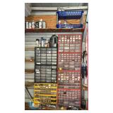 Bulk Hardware Storage Cabinets Lot – 7 Units, 193 Drawers, Assorted Screws, Fasteners & Spray Cans