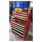 Craftsman 8-Drawer Rolling Tool Chest Combo, Steel, Loaded with 100+ Hand & Power Tools/Bit Sets