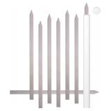 $43 + HOM 8 Kebab 1" Wide Flat Skewers, Stainless Steel, No-Wood Handle, Koobideh Persian Kabob, Carrying Case