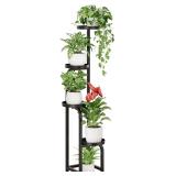 $25 Bamworld Tall Plant Stand Indoor Outdoor Corner Metal Flower Pot Stands | 4 Tier Heavy Duty Plant Shelf for Multiple Plants Plant Table for Patio Garden Balcony Living Room Bedroom(Patent Design)