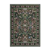 $90 Washable Rug for Living Rooms, Vintage Floral Rug with Non Slip Rubber Backing, Soft Thin Low Pile Carpet, Indoor Non Shedding Floor Covering, Foldable Printed Accent Mat