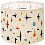 $36 Lampshades Lamp Shades Boho 1 Pack Mid Century Fifties Modern Atomic Retro Luxurious Light Shade for Table Lamps Floor Lamps Drum Lamp Shades Lampshade Replacement