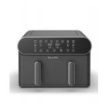 $286 Sur La Table 11 Quart Single or Double Basket Air Fryer - Gray