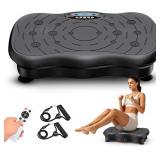 $60 Vibration Plate Exercise Machine for Lymphatic Drainage Weight Loss, Whole Body Workout Vibration Fitness Platform ,Home Training Equipment ,Sport Gym for Weight Loss Fat Burner for Women Men