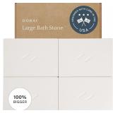 $195 Dorai Home Stone Bath Mat for Bathroom | Quick-Drying Diatomaceous Earth Shower Mat, Non-Slip Natural Stone Modern Bathroom Rugs, Customizable Design | Sandstone, Large - 32.1" x 22.8" x 0.6"