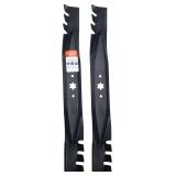 $31 Hipa 942-04308 Mulching Blades for Cub Cadet XT1 LT42 42 Inch Mower Blades | 2-Pack 6 Point Star Blades for Troy Bilt Bronco Pony 42