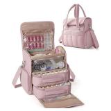 $48 Marscamd Nail Polish Organizer Bag Holds 70 Bottles and Nail Lamp