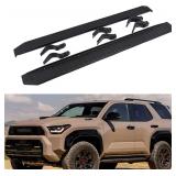 $180 6" Running Boards Side Steps Nerf Bars Fits for Toyota 4Runner N500 2025 2026 Accessories Aluminum & ABS Plastic