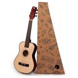 $50 30" Wooden Acoustic Guitar for Kids/Boys/Girls/Beginners/Guitar for age 3-5 5-9 Natural