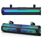 $350 Ehaho Rumble-X Series 30-inch UTV Sound Bar 500W Peak Power & 8-Speaker | BT w/Broadcast & Music Sync Multicolor IP66 Waterproof & Dustproof Outdoor Compatible with Polaris RZR CFmoto Can-Am