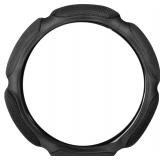 $20 15" Stylish Suede Steering Wheel Cover (Black)