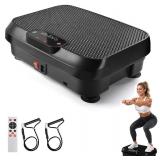$55 Vibration Plate Exercise Machine for Lymphatic Drainage Weight Loss,Whole Body Workout Vibration Fitness Platform,Mini Shake Plate,Sport Gym Fitness Equipment