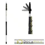 $65 6 ft. - 24 ft. Extension Pole - Multi-Purpose Telescopic Pole for Window Cleaning, Gutter Cleaning & Hanging Lights