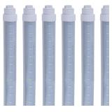 $204 6 Pack T10 7FT 60W Led Tube Light Shop Light Double Sided 360  Rotatable R17D Base Ballast Bypass 7 Foot Advertisement Sign Lighting 6000k Cool White Striped Cover 100-277V