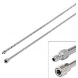 $29 RIDGE WASHER Pressure Washer Wand Extension, 120 Inch Replacement Pressure Washer Lance, Stainless Steel Power Washer Extender Wand, 1/4" Quick Connect Fitting, 4000 PSI (2 Wands   60" Each Wand )
