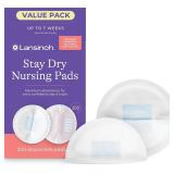 $21 Lansinoh Stay Dry Disposable Nursing Pads, Soft and Super Absorbent Breast Pads, Breastfeeding Essentials for Moms, 200 Count