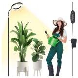 $24 LBW Grow Light with Stand for Indoor Plants, Adjustable Height up to 68", Full Spectrum Grow Light for Large & Tall Plants, Auto Timer 6/8/12/16H, 5-Level Dimmable, 3 Lighting Modes