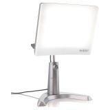 $130 STAND NOT INCLUDED Carex Day-Light Classic Plus Sunlight Therapy Lamp - 10000 LUX Therapy Lamp at 12 Inches, LED Bright White Light with Adjustable Height and Brightness Levels for Mood, White