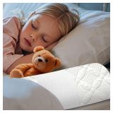 $24 Asatdd Bed Rail for Toddlers, Bed Guard Rail, Soft Memory Foam Toddler Bed Rail for Twin, Full, Queen, King Beds with Washable Cover, 1 Pack