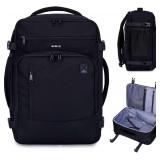 $45 ECOHUB Travel Backpack Airline Approved Under Seat Personal Item Bag | Carry on Backpack Water Resistant Fit 15.6" Laptop AirTag Pocket, Lightweight Casual Daypack for Women Men with USB Port