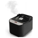 $60 PEEKO Larger Sauna Steamer 4L, 1500W Steam Generator,Steamer Pot with Remote Control, Steam Cup, Timer, 16 Levels, 7.7"x 12.5"x9.1"