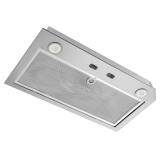 $187 Broan-NuTone PM300SS Custom Power Pack Range Hood Insert with 2-Speed Exhaust Fan and Light, 300 Max Blower CFM, Stainless Steel, 21-Inch Built