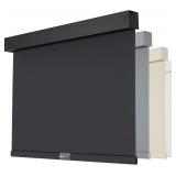 $54 Persilux Blackout Roller Blinds for Windows, Cordless Free-Stop Roller Shades with Valance, Thermal Insulated Fabric Window Blinds, UV Protection Shades for Home and Bedroom (Black,32" W x 72" H)