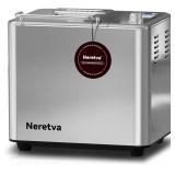 $120 Neretva Bread Maker, 20-IN-1 2LB Bread Machine Dual Heater Bread Maker Machine Automatic with Nonstick Ceramic Pan, 15H Timer & 1H Keep Warm Set, Low Noise, Stainless Steel Breadmaker Recipe-Silv