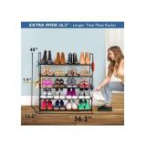 $17 5 Tier Metal Shoe Rack Organizer for Front Door Entrance