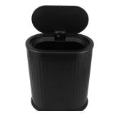 $44 Compact Trash Bin with Lid 6l Plastic Bathroom Wastebasket Narrow Toilet Trash Can for Home Office Bedroom Kitchen Use