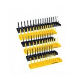 OEMTOOLS 22238 6-Pc SAE & Metric Socket Tray Set for Sizes 1/4", 3/8", 1/2