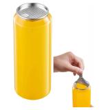 $95 16.9OZ(500ml) Disposable Juice Bottles 100 Pack - Plastic Sealable Can Cups with Easy Tear Lids for Boba, Smoothie, Drinking, Clear Beverage Container (16.9, Fluid Ounces)