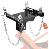 $42 VEVOR Transmission Jack Adapter, 1100 lbs Load Capacity Automotive Transmission Lift Adapter, Heavy-Duty Steel, for Floor Jack with 1-1/5 in Detachable Saddle Shaft, for Garage, Repair Shop