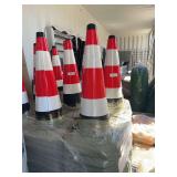2026 New Safety Traffic Cones — Fluorescent L15"×W27" (3x Packs 20/pack) – NEW!